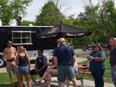 Trader's Food Trailer at Campground